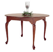 round cherry dining table